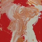 Stiglmayr-Keshishzadeh Claudia · „Red Silhouette“ · Acryl auf Leinwand · 40 x 120 cm · 2015