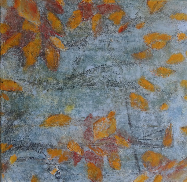 Ammann Margreth · „ Indian Summer “ · Mixed Media auf Leinwand · 40 x 40 cm · 2015.jpg