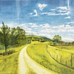 Achter Oliver · „Freiheit“ · Acryl auf Leinwand · 150 x 50 cm · 2010