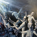Anders-Faber Helga · 01 · „Aufstand der gemarterten Seelen“ · Öl auf Leinwand · 120 x 100 cm · 2011