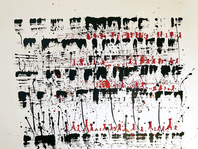 Boge Edith · 01 · „Refugees “ · Acryl auf Leinwand · 200 x 151 cm · 2015.jpg