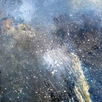 Brey Erich · 03 · „Explosion der Sterne“ · Acryl auf Leinwand · 50 x 100 cm
