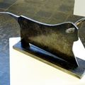 Jaensch Uwe · 02 · „Stier“ · Eisen - Schlachterbeil zugeschnitten und geschliffen · 34 x 8 x 20 cm · 2012.jpg