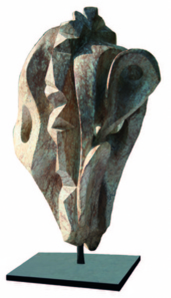 Sachers Ralf ·  „Lauschen“ · Skulptur aus afrikanischem Speckstein · 25 x 42 cm · 2016.jpg