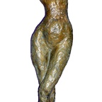 Sewekow Birgit · 02 · „Grazie“ · Bronzeskulptur · Höhe 101 cm · 2015
