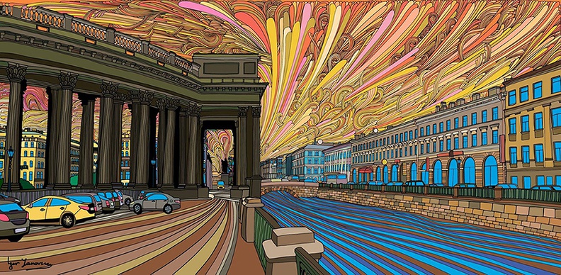 Yanovsky - Kazaner Kathedrale, 250x140 cm.jpg