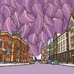 Yanovsky - Straße am suedlichen Graben, 140x80