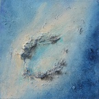 Ebner Christine - Atoll mittel 50 x 50 cm
