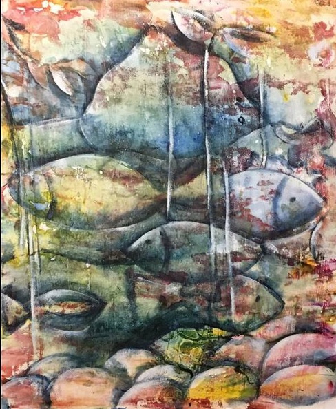 Gloger Ivana - UnterwasserTreiben, Acryl a.L., 60x50 cm.jpg