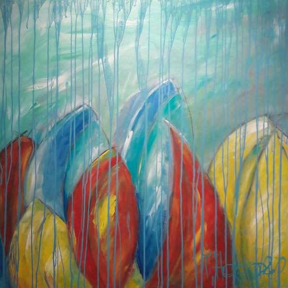 Holzapfel Margot, Wasserwelten I, Acryl a.L., 100 x 100 cm.jpg