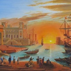 Singer Adi - Sonnenuntergang nach Claude Lorrain