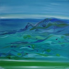 Ehrenreich Silvia - Sealife-Meereswogen 70x70 cm