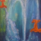 Wendt Esther - Wiener Wasserwelten, Acryl a.L, 140x100 cm