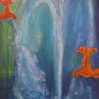 Wendt Esther - Wiener Wasserwelten, Acryl a.L, 140x100 cm