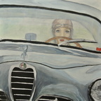 Cars Silver 100x100 cm