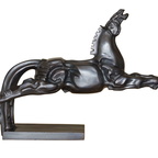 Igor Greachanyk - Flying-Horse, Bronze, H 37 B 15 L 53 cm