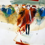 Kaminski Wohin 90x120 cm