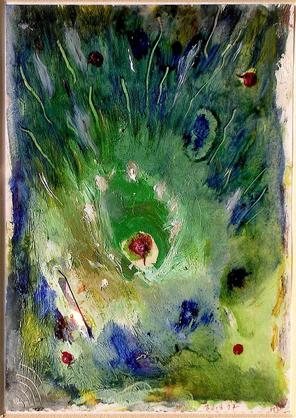 Pfauenauge, Öl auf Zahlschein, 15,2 x 10 cm.jpg