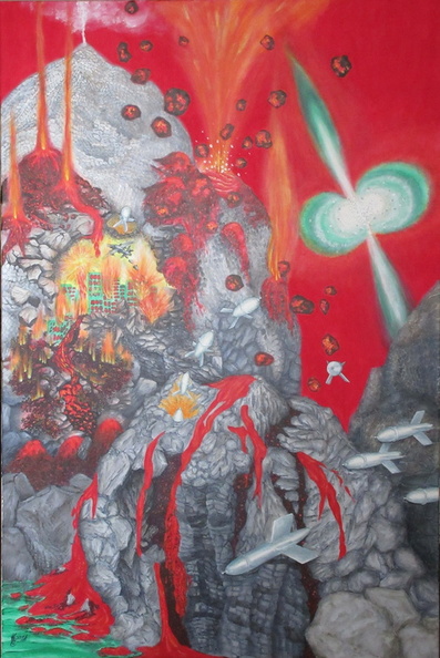 Karpfen Evamaria - INFERNO, 2018, Acryl, Leinwand, 120 x 80 cm.jpg