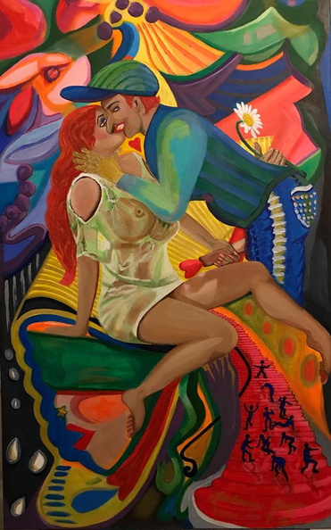 Helenna - The Kiss, 110x70 cm.jpg