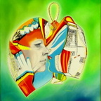 Darüber spricht man doch nicht...   Öl auf Leinwand 50x40cm 2012