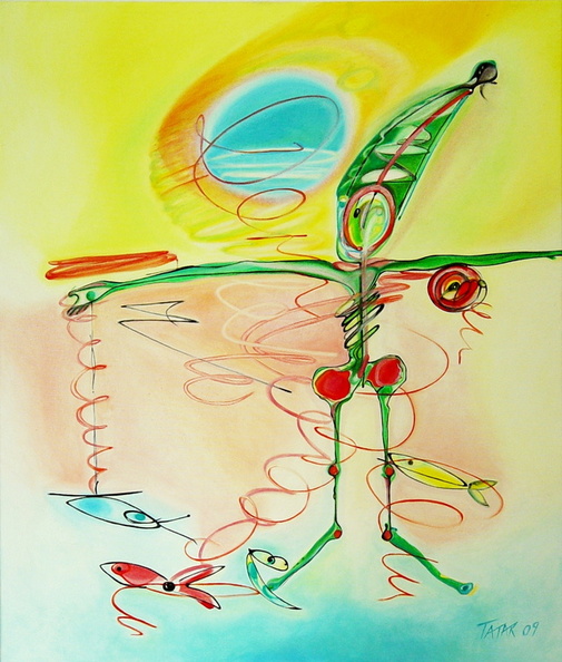 Mythe der glücklichen Wahl   Öl auf Leinwand 70x60cm 2009.JPG