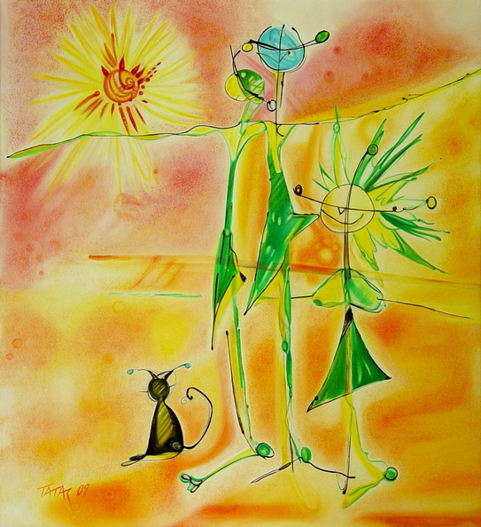 Sonne im Beutel   Öl auf Leinwand 66x60cm 2009.jpg