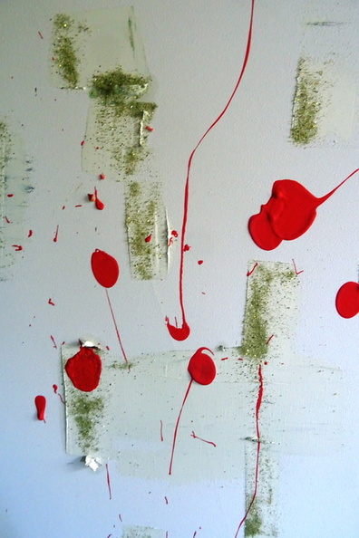 WE in poppy flowers II, 30x50 cm.jpg