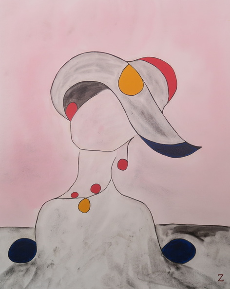 lady of society, 2018;  85 x 105 cm.JPG