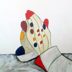 praying hands, 2018;  85 x 105 cm