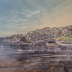 Vor Sonnenaufgang 75x126cm