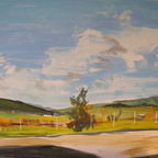 Unterwegs in der Steiermark, EitemperaLW, 60 x 80 cm