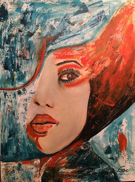 Ella K-E, - dame coloree, 80x60 cm.jpg