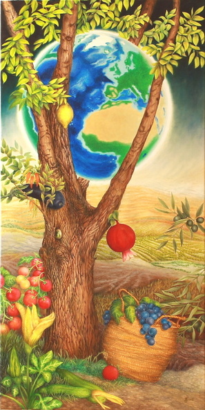 Karpfen Evamaria - Vegetarian Earth, 120x60 cm.jpg