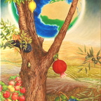 Karpfen Evamaria - Vegetarian Earth, 120x60 cm