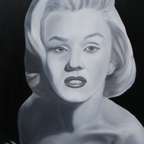 Monroe, Öl auf Leinen Größe 70x40 cm