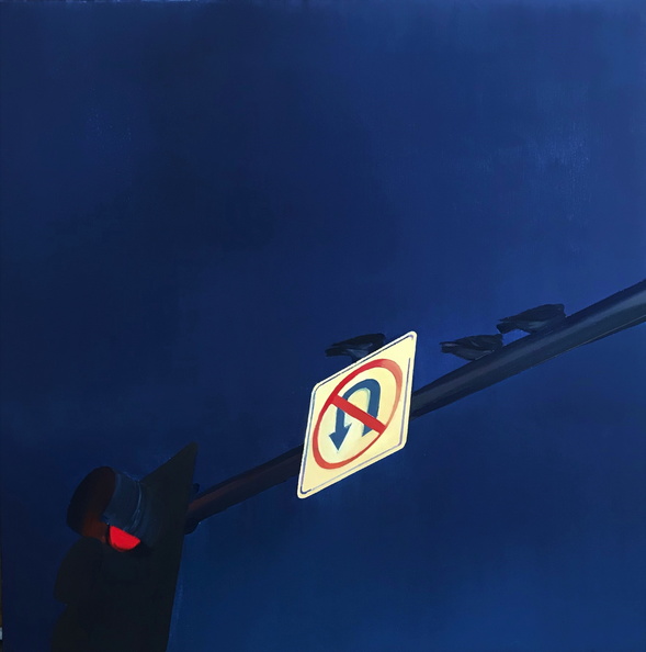 6.Turn Around Prohibited_90 x 90cm_acrylic on canvas_2012.jpg