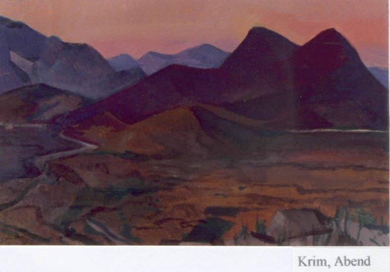 Krim Abend, 35x50cm, Tempera Karton 1955.jpg