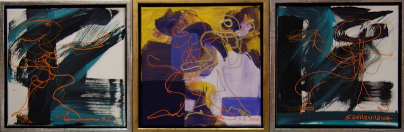 Ehrenreich Silvia -  Dancer I-III, je 30x30 cm.jpg