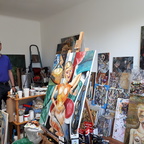 Christian Höld im Atelier