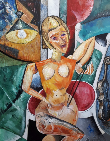 Höld  Christian - Die Violinistin, 100x80 cm.jpg