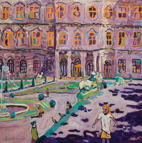 Lansdown John, Belvedere, Acryl a.L, 80x80 cm.jpg