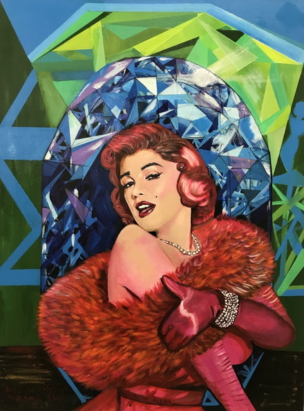 Jouja Helenna, Marilyn, Acryl a.L, 80x60 cm.jpg