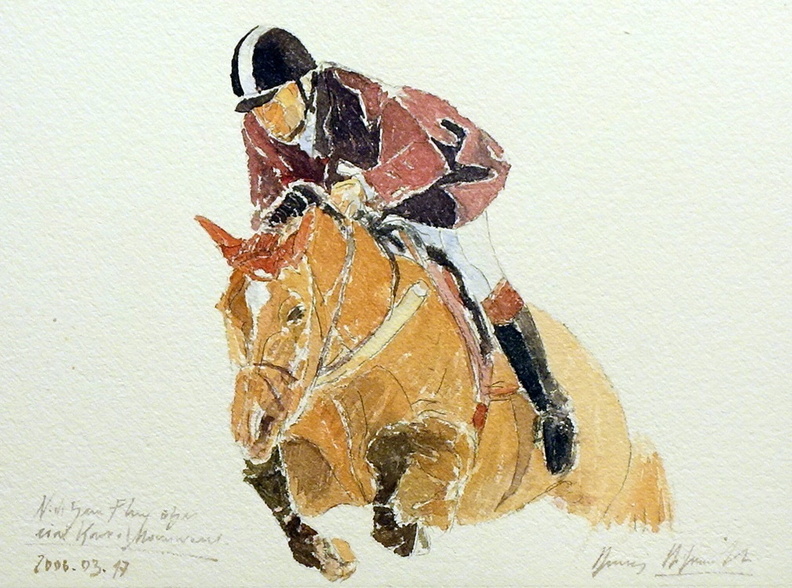 Hofmeister Herwig, Reiter 5, Aquarell, 30x40 cm.jpg