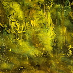 Dinhof Lucas - The Maya connection, Acryl, Lack, Epoxidharz, 80x80 cm