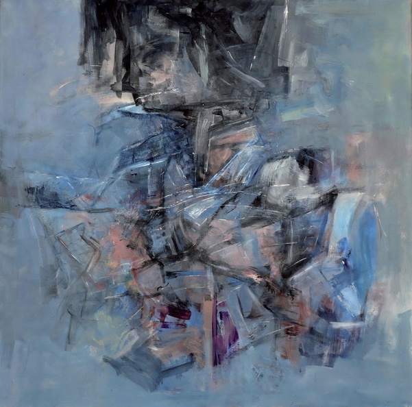 Hamo Ishan - Meinung und Urteil, Acryl a.L.,100 x 100 cm.jpg