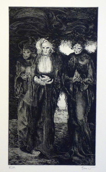 Sommerauer - Drei Schwestern, Radierung, 32,5 x 18 cm.jpg