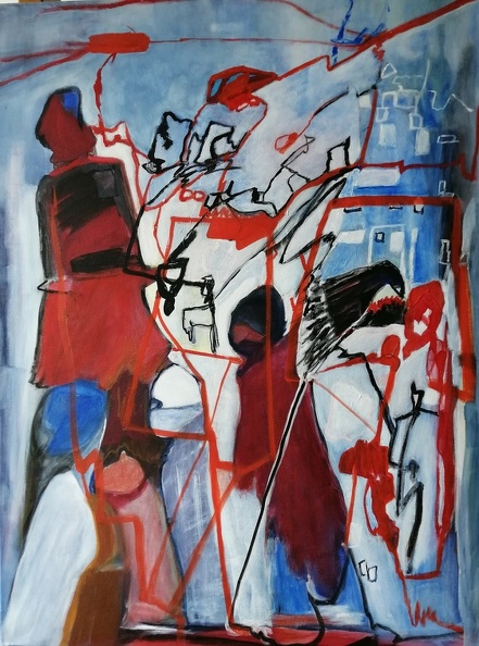 Lessel Jagoda - Die Arbeitssuchenden  - Acryl a.L., 80 x 60 cm.jpg