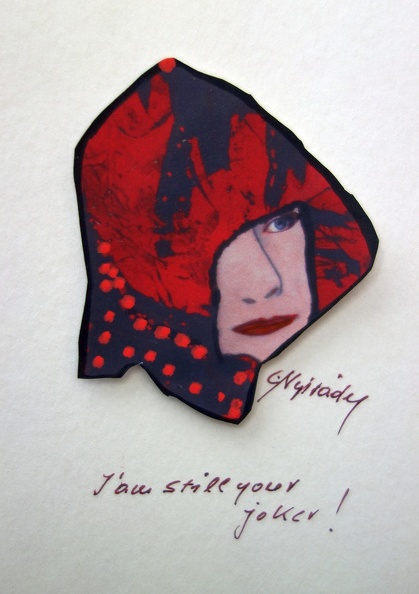 Nyirady Christine -  I am still your joker, Collage 10 x 6,5 cm.jpg