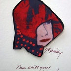 Nyirady Christine -  I am still your joker, Collage 10 x 6,5 cm